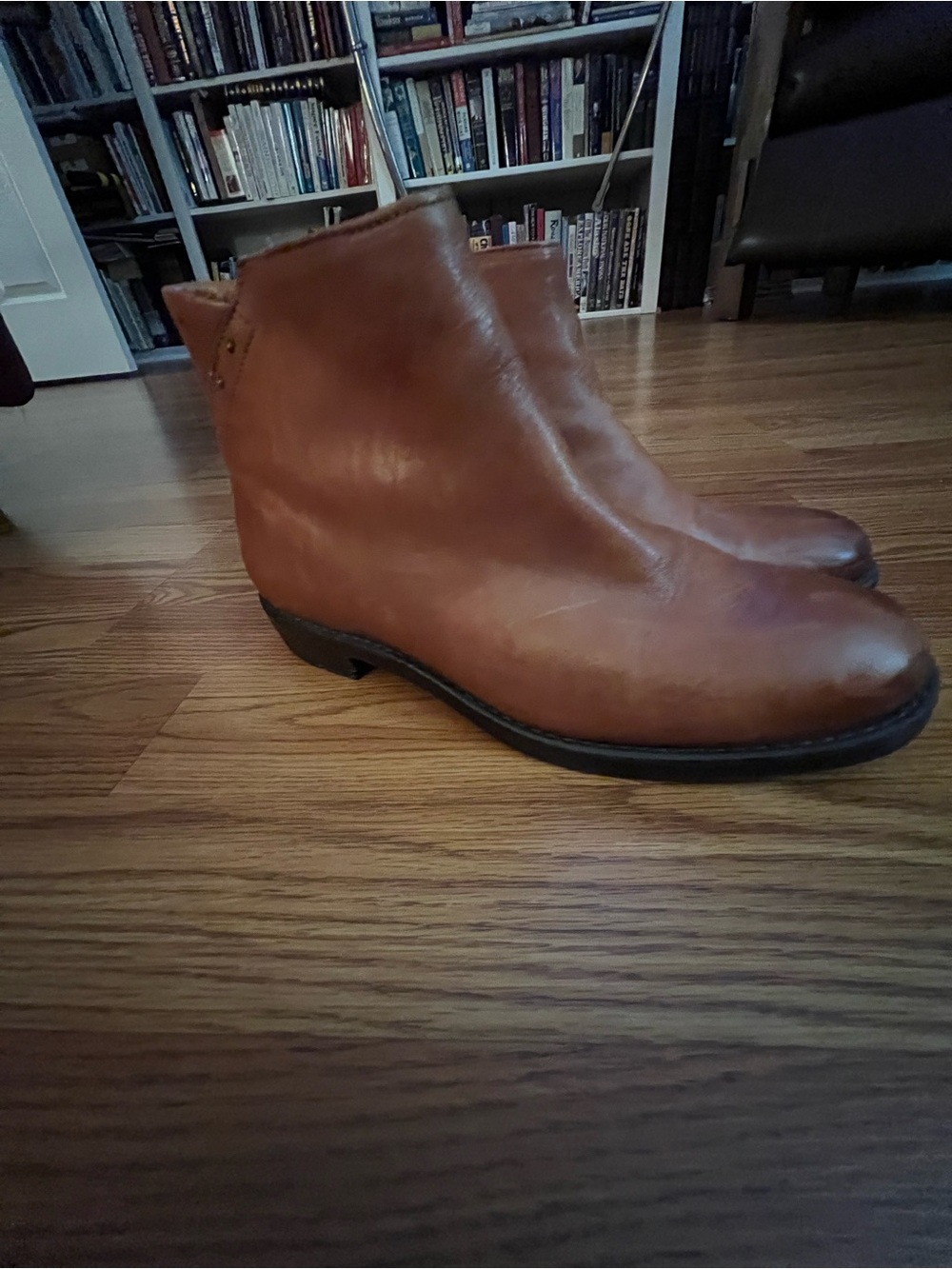 Mega Sale! Franco Sarto Tan Leather Chukka Boots—great condition!
